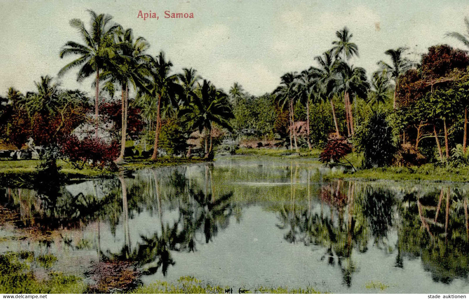 Kolonien Samoa Apia Samoa Litho I-II Colonies - History