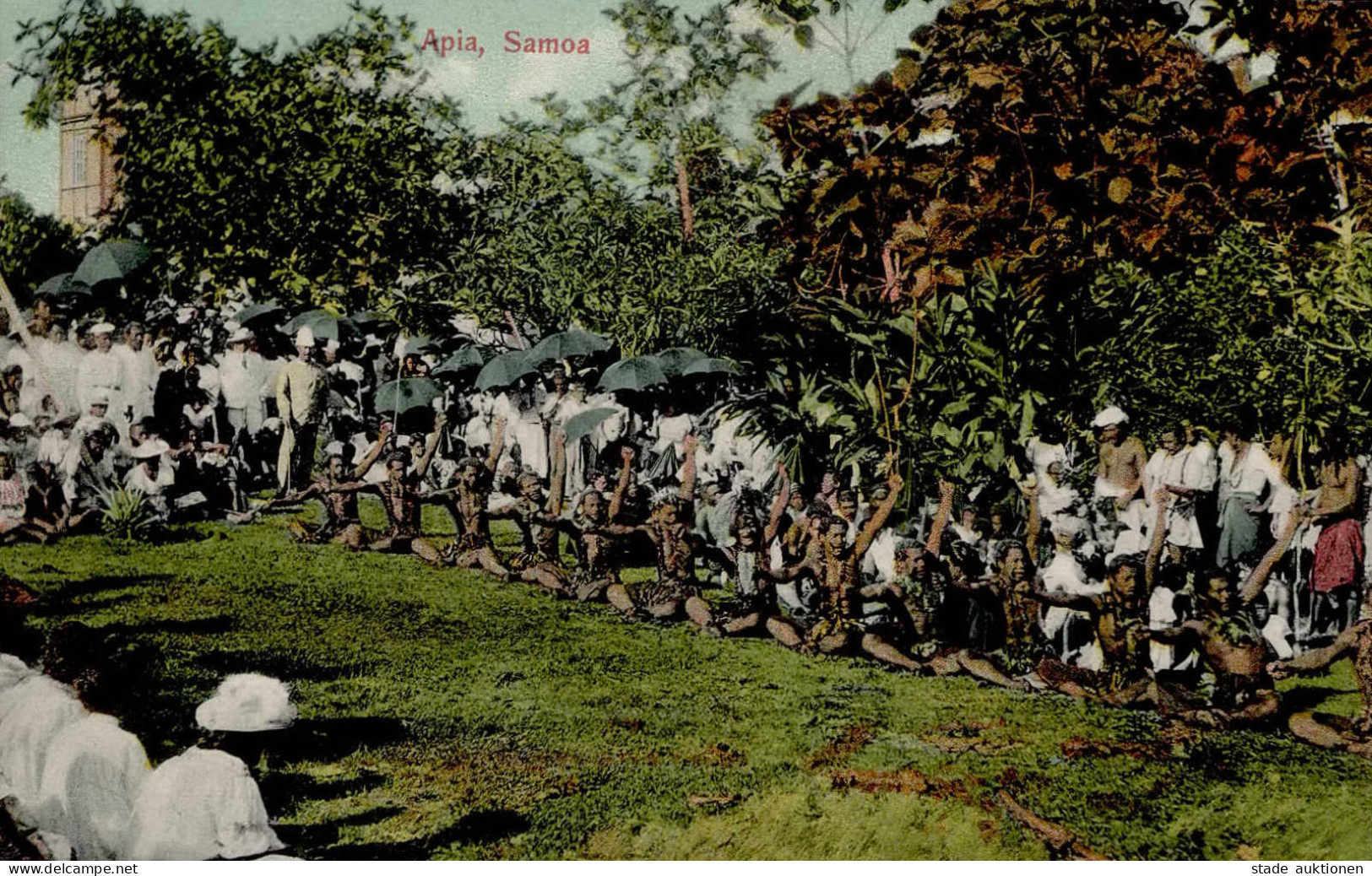 Kolonien Samoa Aufführung Der Samoamänner I-II Colonies - Histoire