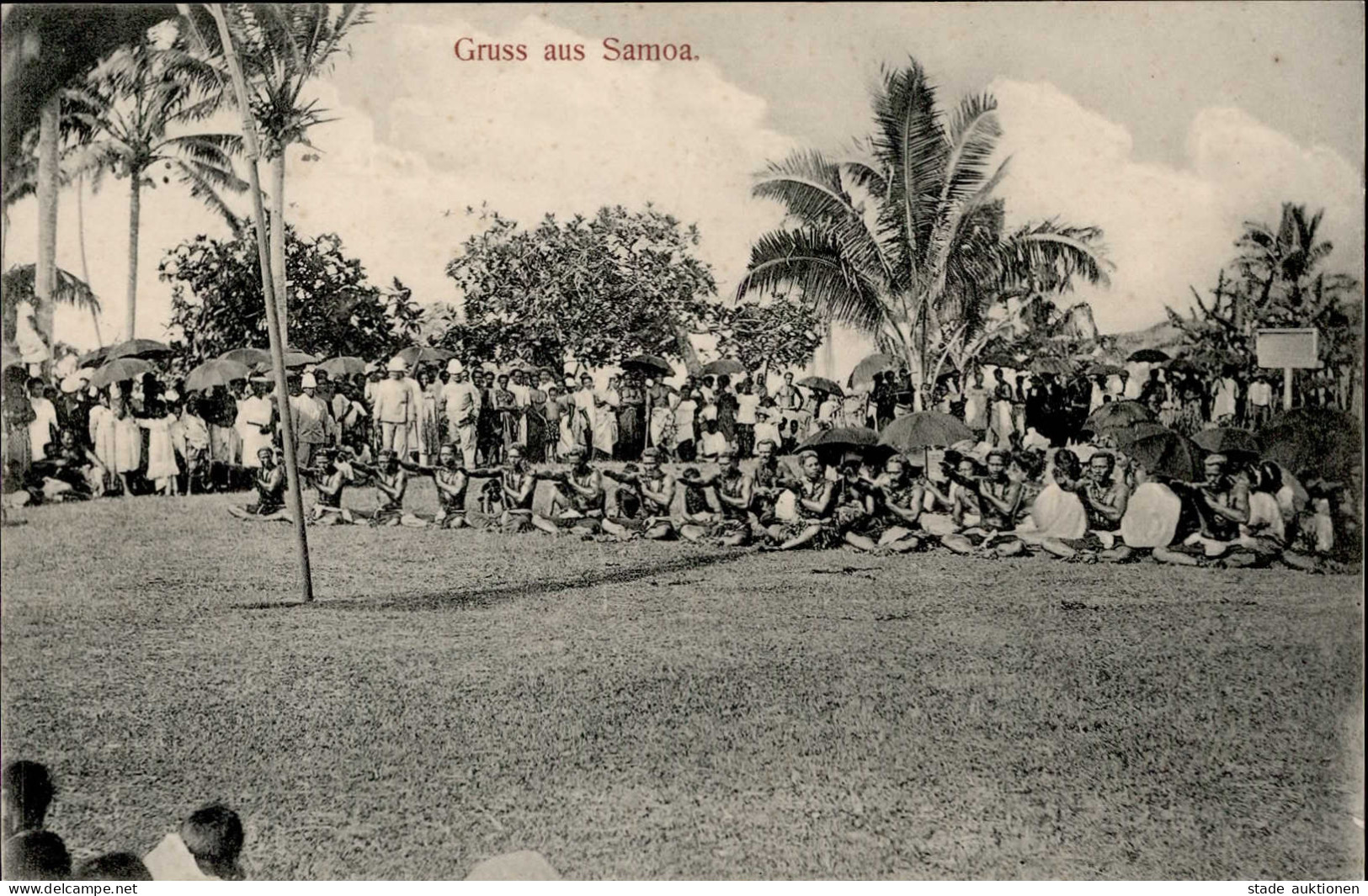 Kolonien Samoa Dorfgeschehen I-II Colonies - Geschichte