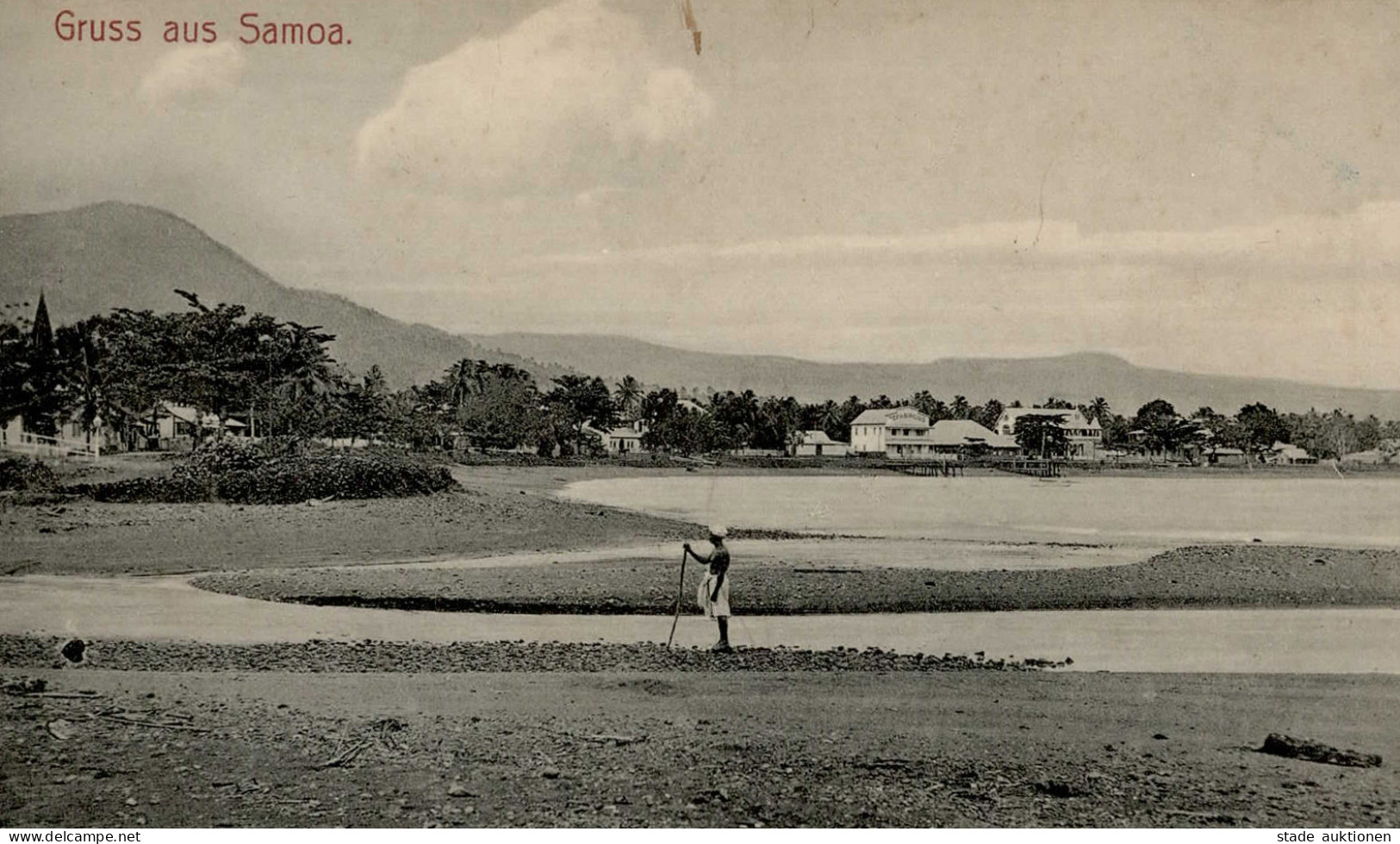 Kolonien Samoa Gruß Aus Samoa I-II (Marke Entfernt) Colonies - Geschichte