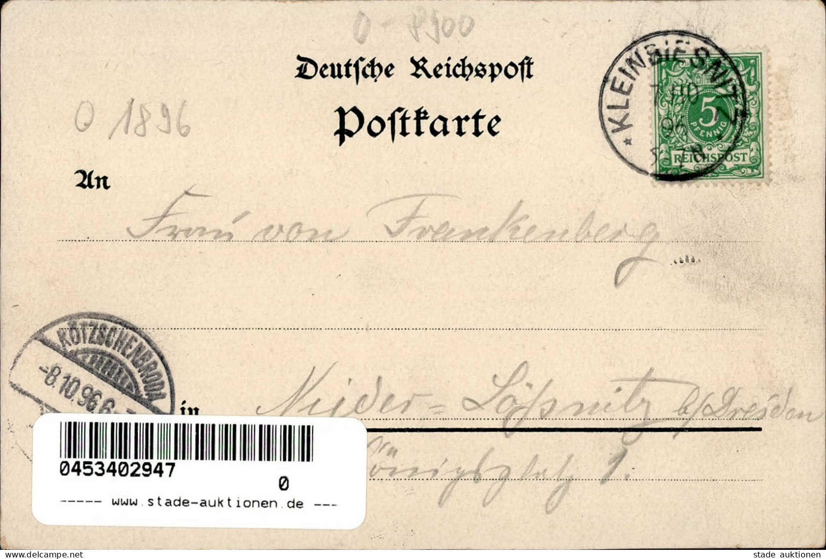 Vorläufer 1896 GÖRLITZ - Gruss Von Der LANDESKRONE Bei Görlitz I-II Montagnes - Autres & Non Classés