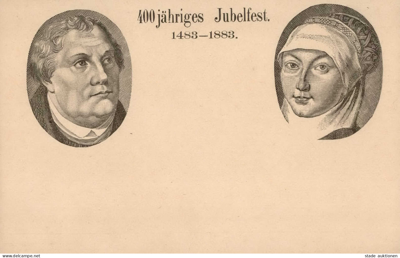 Vorläufer Circa 1883 (nicht Gelaufen) 400 Jähriges Jubelfest I- - Altri & Non Classificati