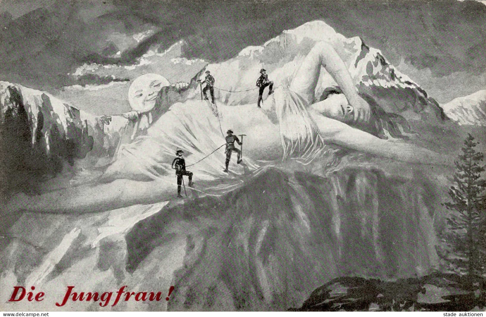 Berggesichter -Die Jungfrau- Mit CH 5 C Grün, DB -AMBULANT 28.VIII.06 1451 No.15- Nach Belgien I-II Face à La Montagne - Unclassified