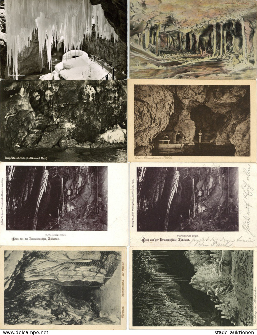 Höhle über 110 Ansichtskarten I-II - Autres & Non Classés