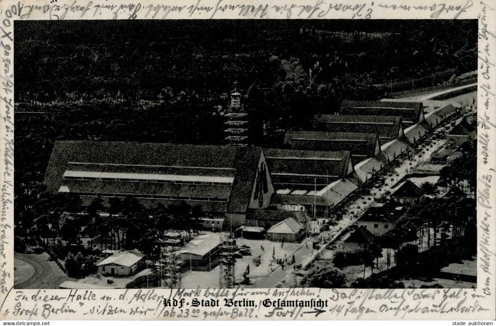 BERLIN OLYMPIA 1936 - KDF-STADT Mit S-o I - Jeux Olympiques