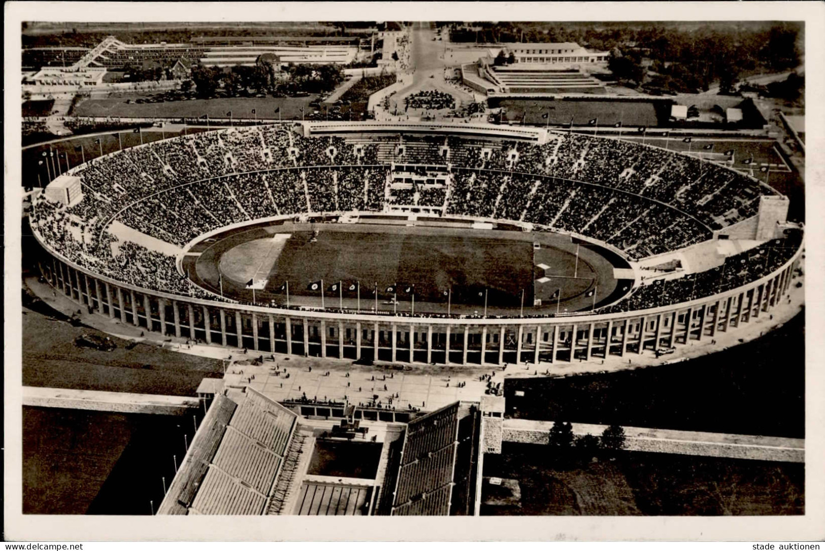 BERLIN OLYMPIA 1936 WK II - PH O 7 Hier Kämpft Die Jugend Der Welt Um Olympische Ehren S-o I - Juegos Olímpicos