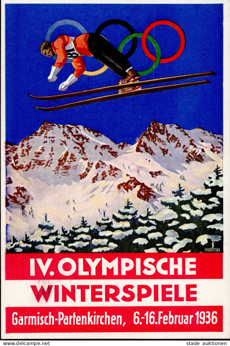 Olympiade Garmisch Winterspiele 1936 Stützt Den österr. Olympia-Fond I - Olympic Games