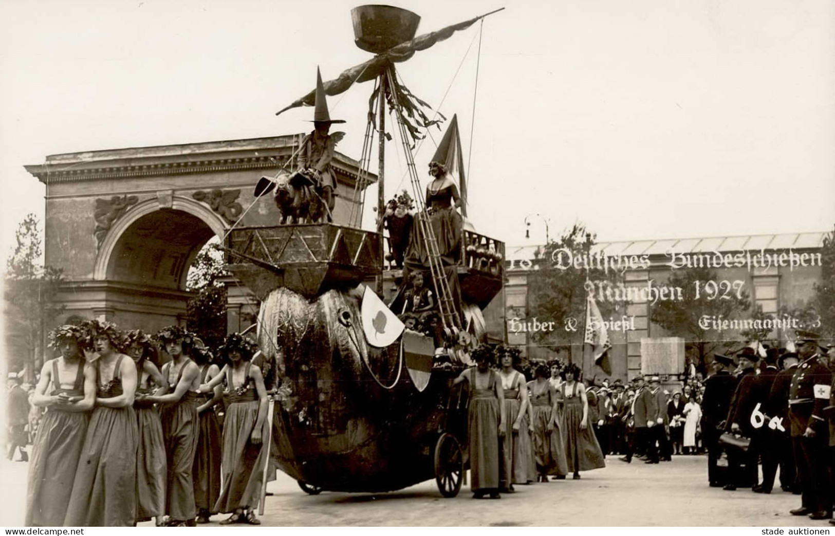 München 18. Deutsches Bundesschiessen 1927 Foto-AK Huber Und Spiessl I-II - Waffenschiessen