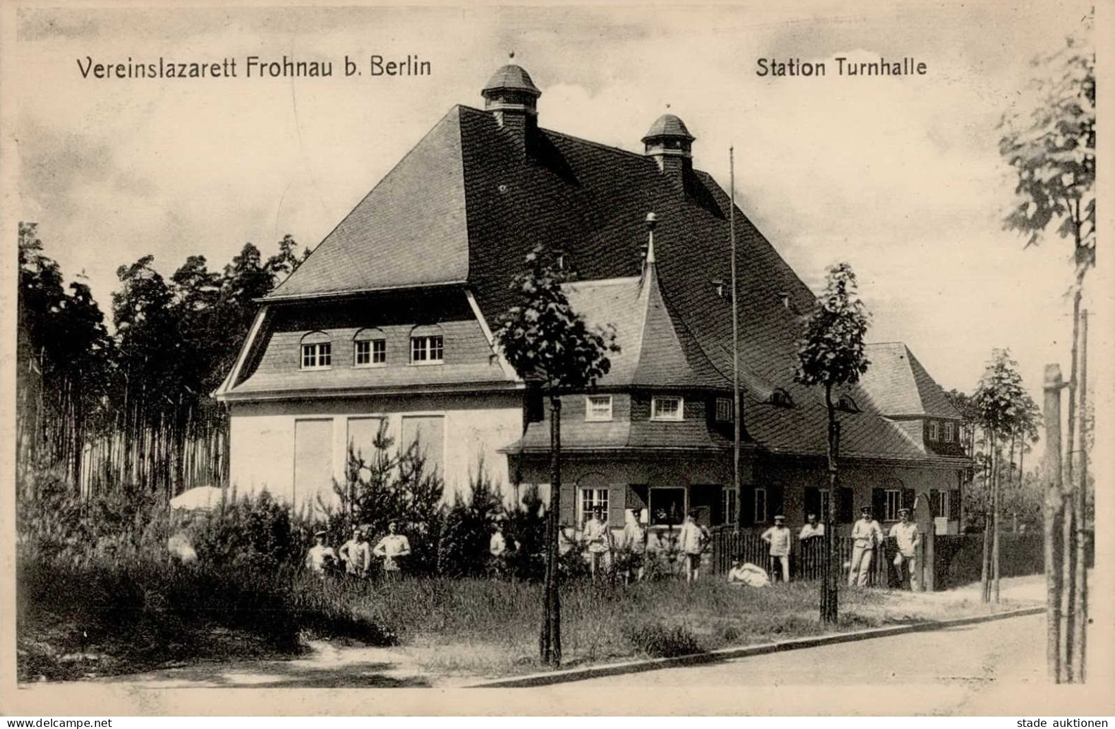 BERLIN (1000) - Vereinslazarett FROHNAU B. Berlin - Station Turnhalle I - Ploetzensee