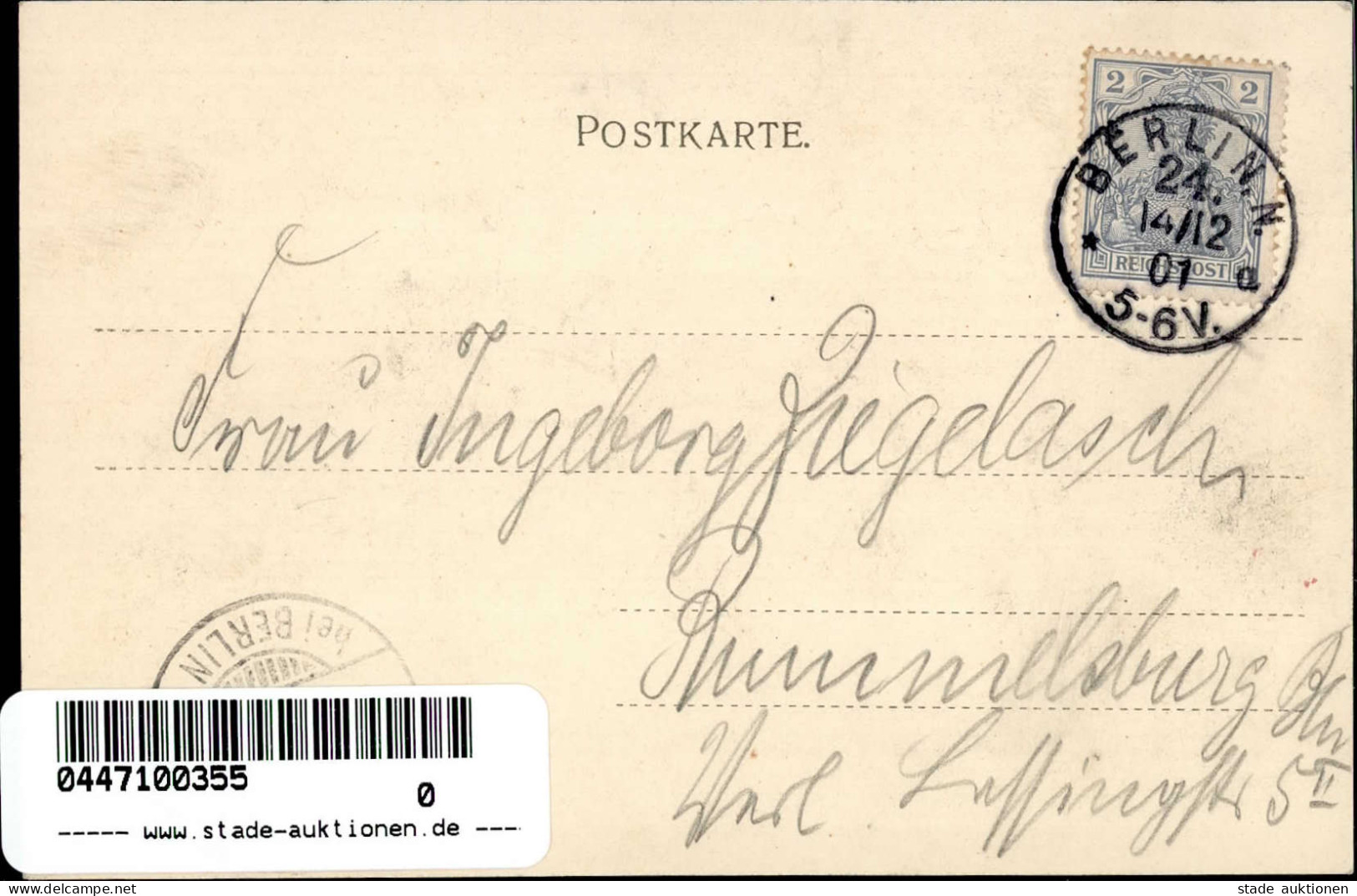 Berlin (1000) Post- Und Telegraphenschule 1901-1902 Studentika I - Ploetzensee