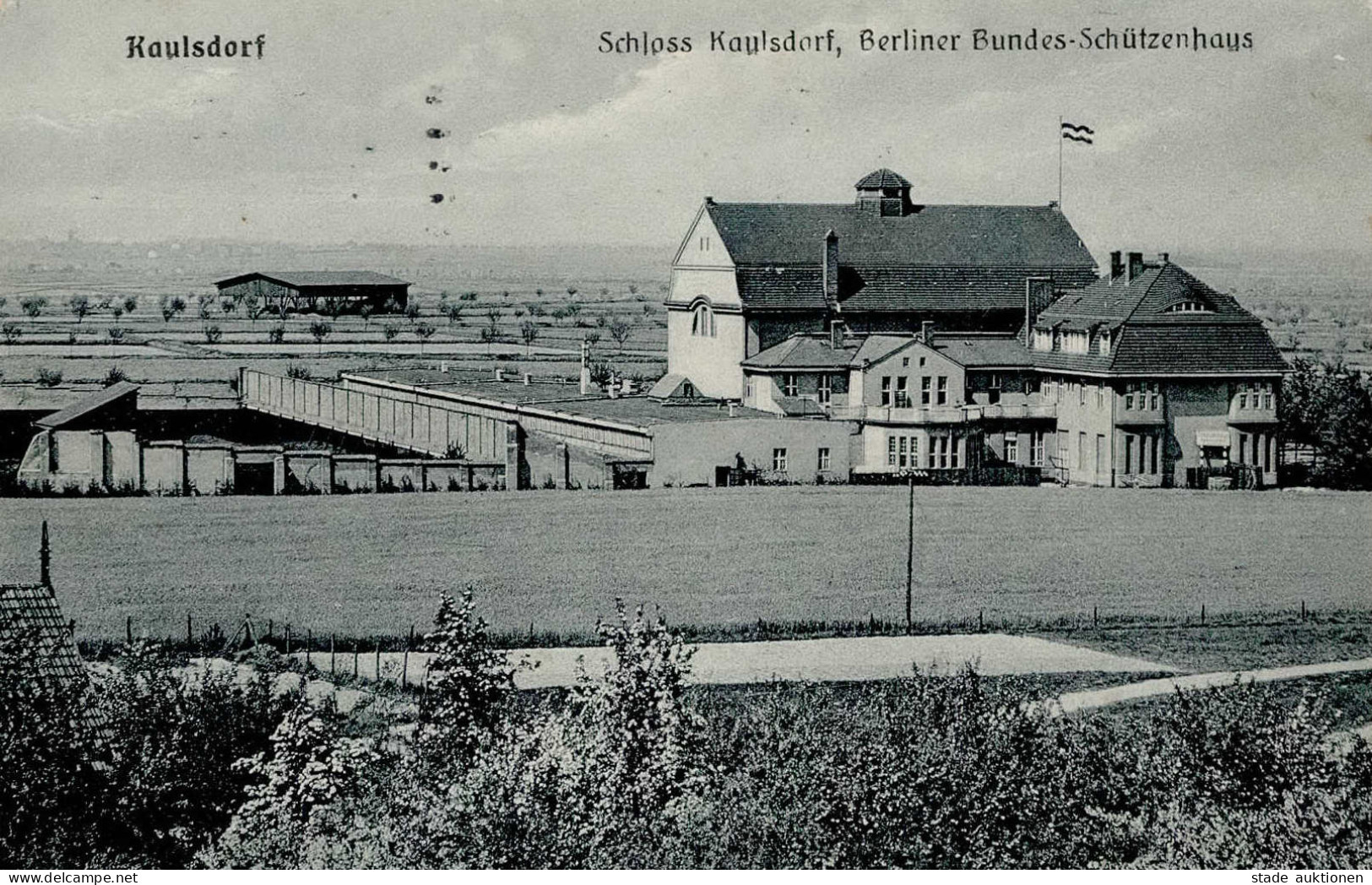 Berlin Kaulsdorf (1000) Schloss Kaulsdorf Schützenhaus 1916 I- - Ploetzensee