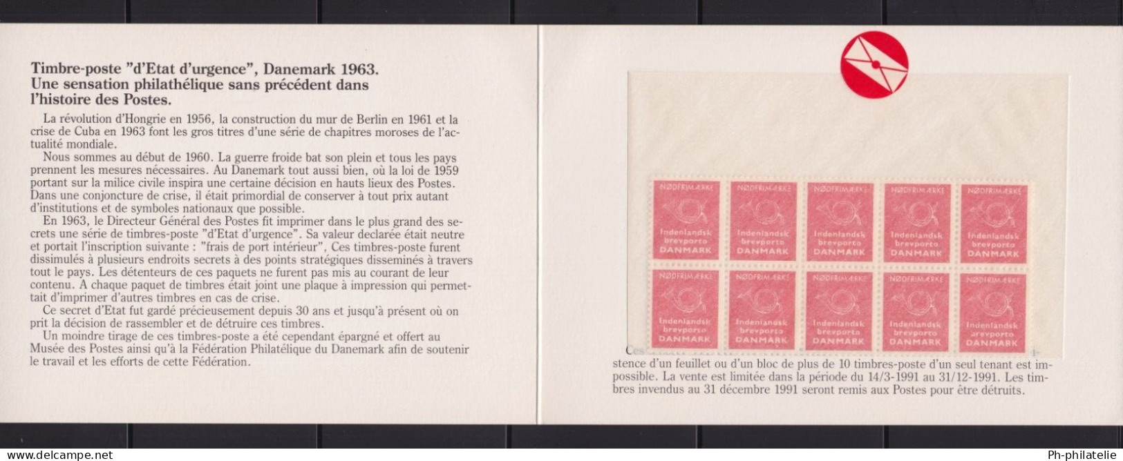 DANEMARK SERIE DE 4 TIMBRES DE JOURNAUX NEUF* - Neufs