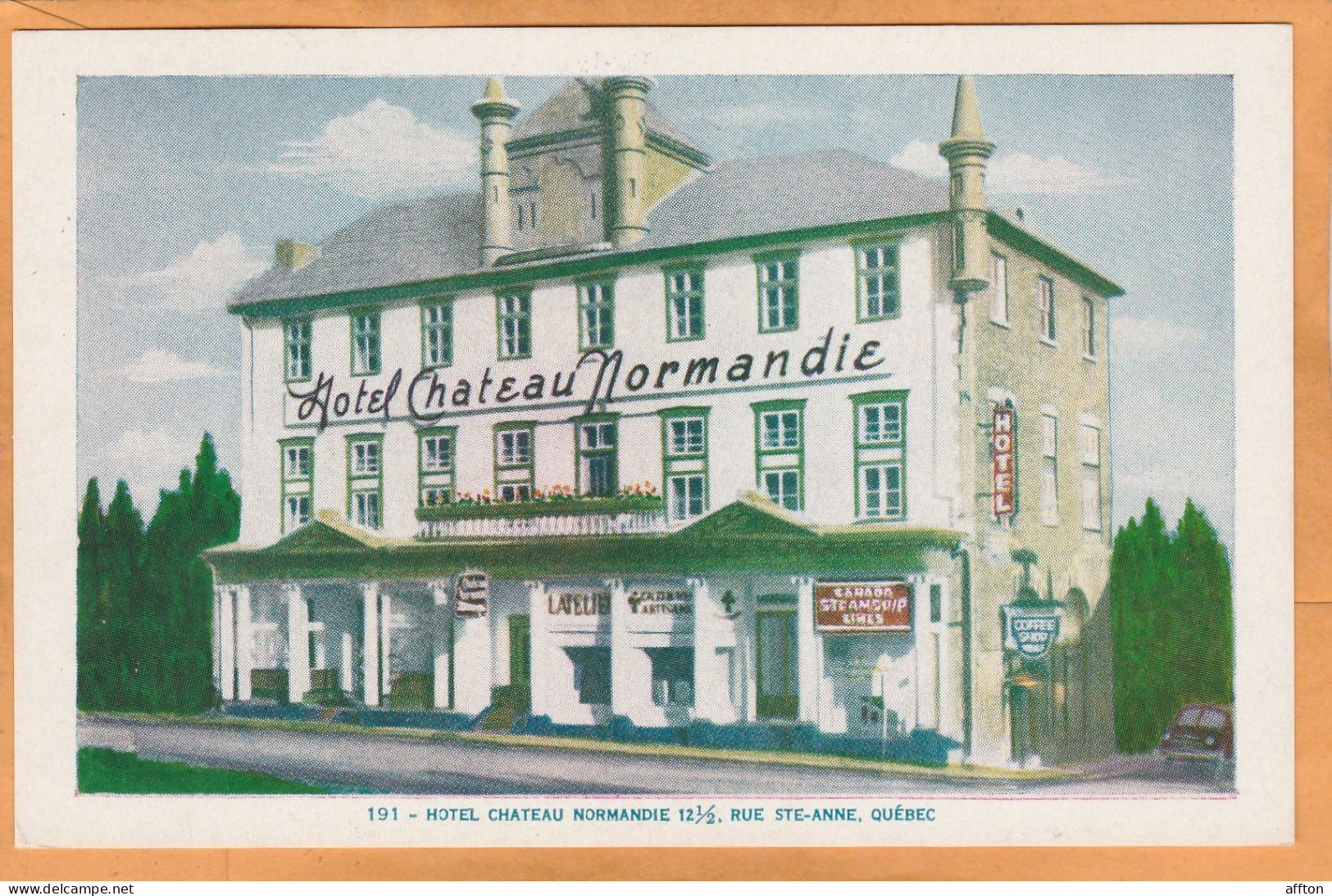 Hotel Quebec Canada Old Postcard - Québec - La Cité