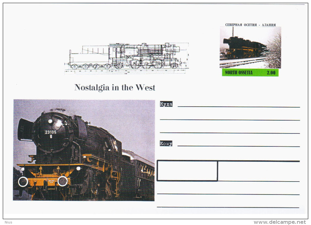 North Ossetia, Russia, Transport Train Trains Railroad Railway Locomotive - Other & Unclassified