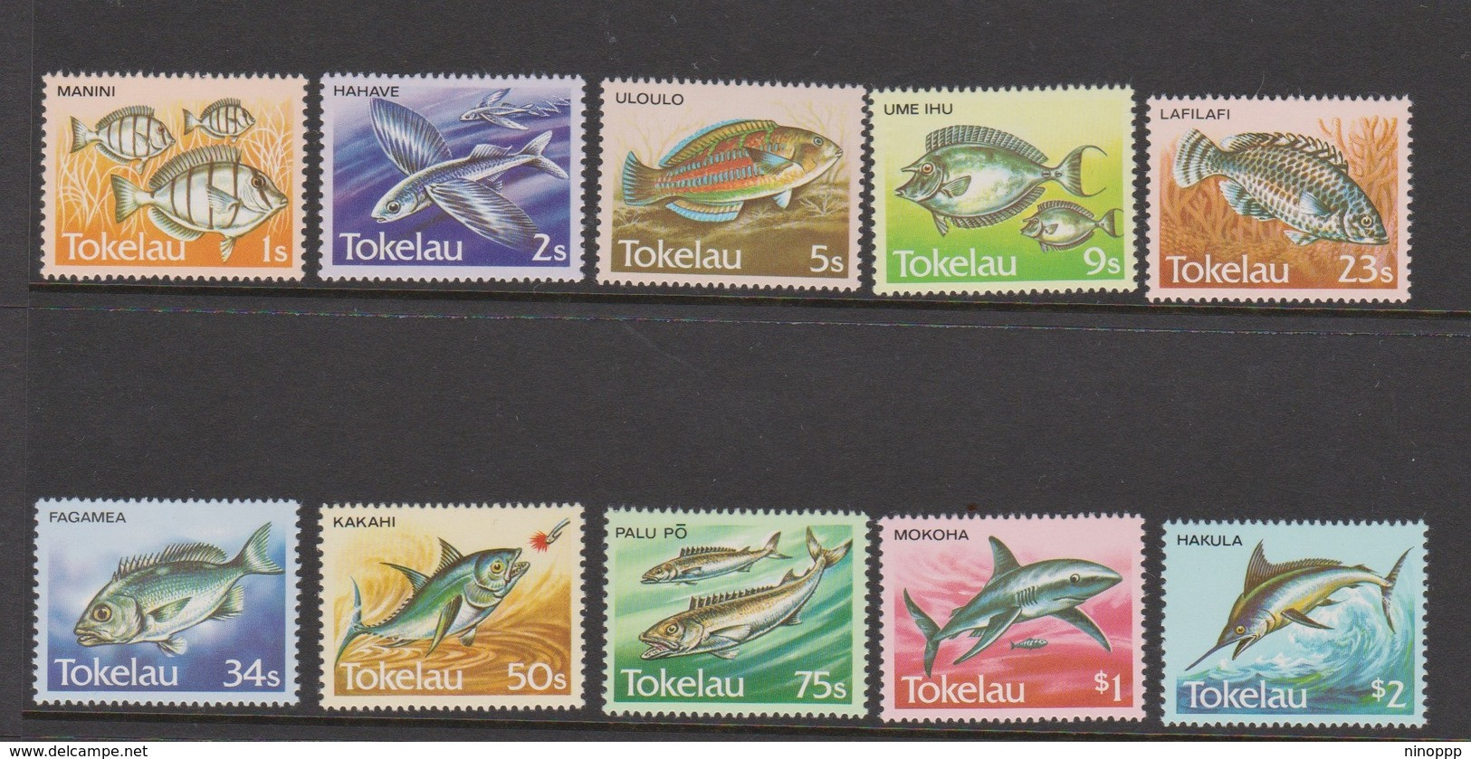 Tokelau SG 108-117 1984 Fishes,mint Never Hinged - Tokelau