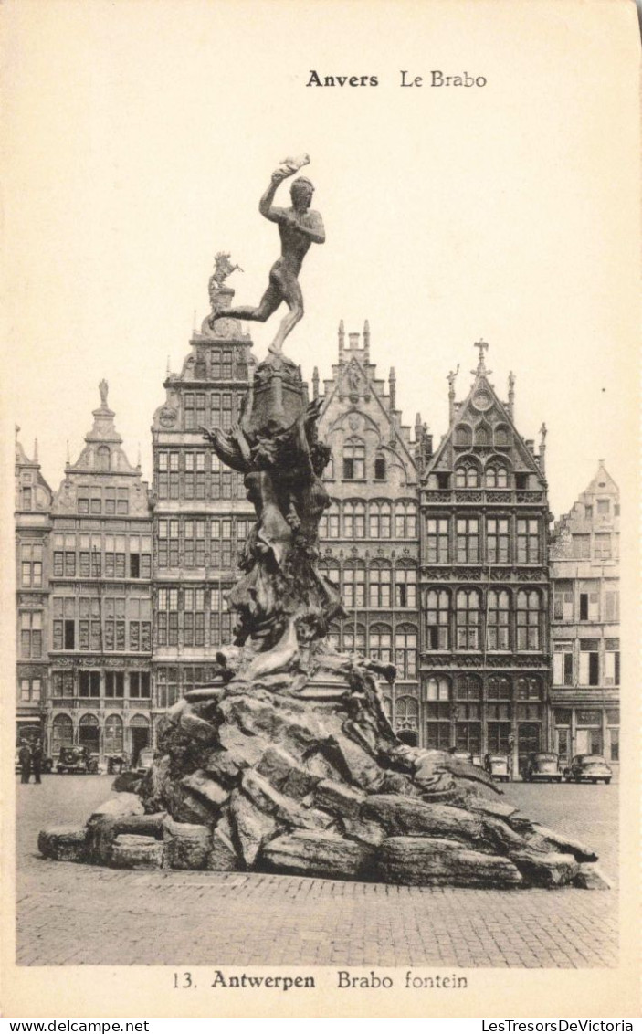 BELGIQUE - Anvers - Le Brabo - Carte Postale Ancienne - Antwerpen