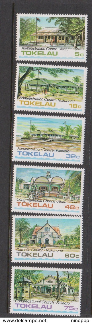 Tokelau SG 124-129 1985 Architecture 1st Issue,mint Never Hinged - Tokelau