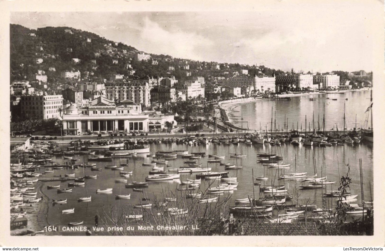 FRANCE - Cannes - Vue Prise Du Mont Chevalier,LL - Animé - Carte Postale Ancienne - Cannes