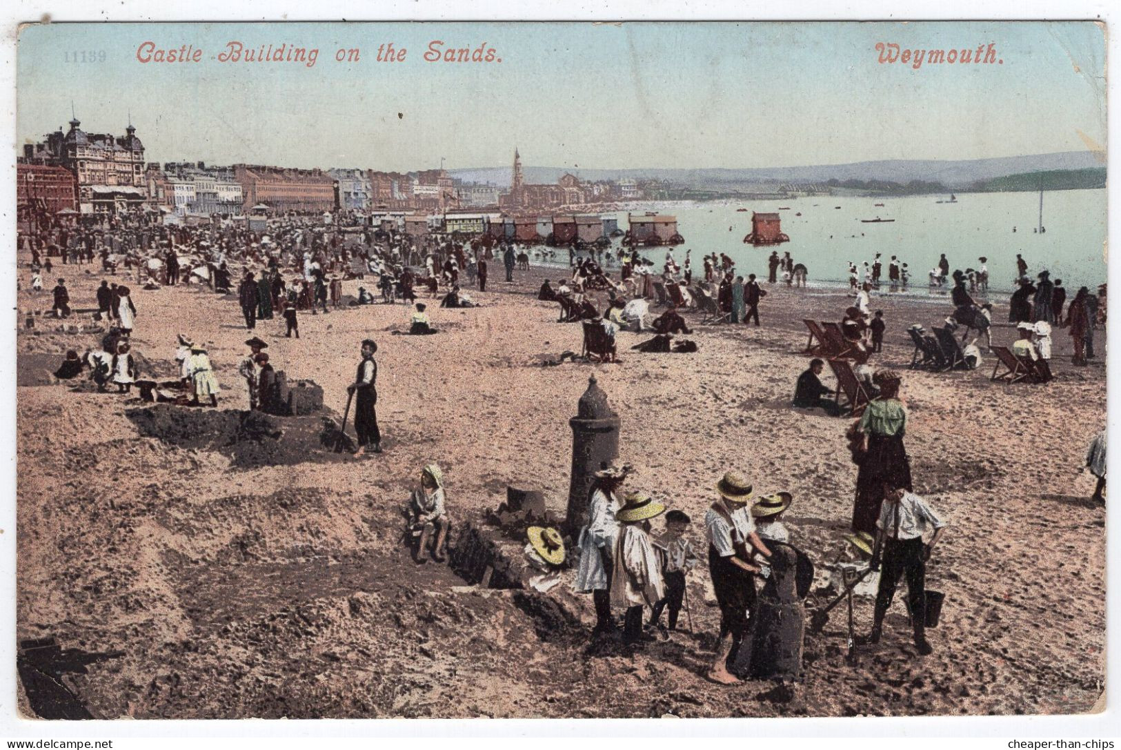 WORTHING - Castle Building On The Sands - Early Blum & Degen 11189 - Worthing