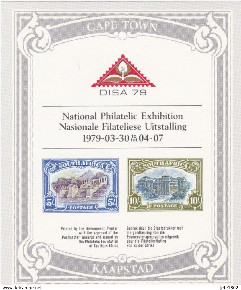 DISA 79  - National Philatelic Exhibition - Blocs-feuillets