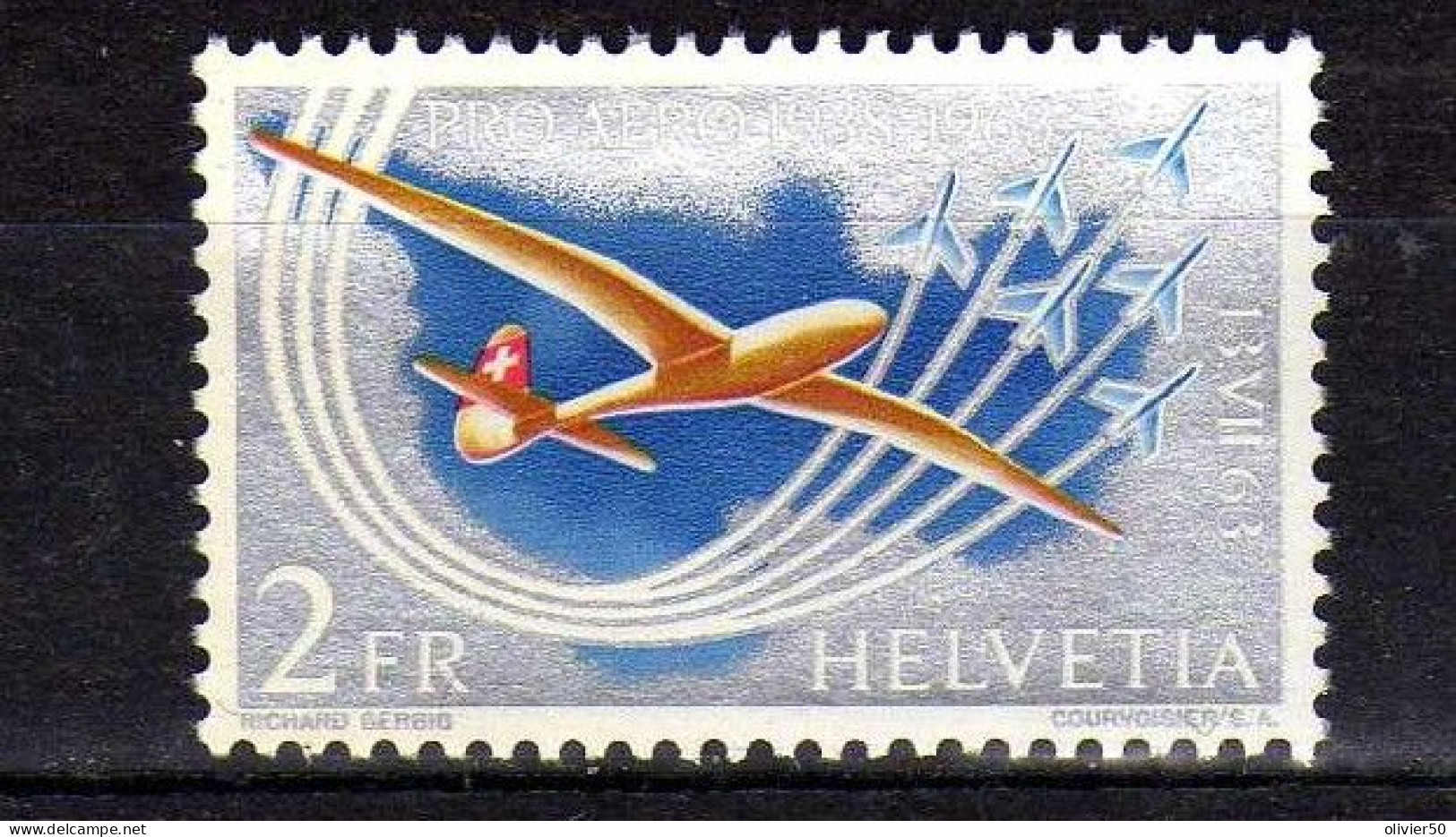 Suisse (1963) - Pro Aero -  Traversee Des Alpes - Neuf** - MNH - Nuovi