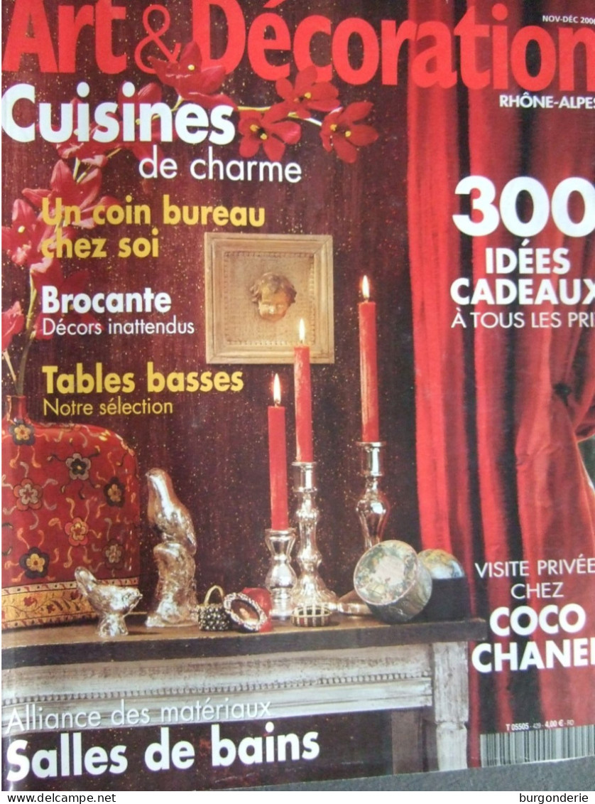 ART ET DECORATION / NOV-DEC 2006 / VISITE PRIVEE CHEZ COCO CHANEL - Haus & Dekor