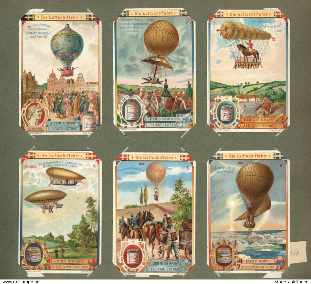 LIEBIG Altes Album Mit Circa 90 Serien I-II - 5 - 99 Postcards