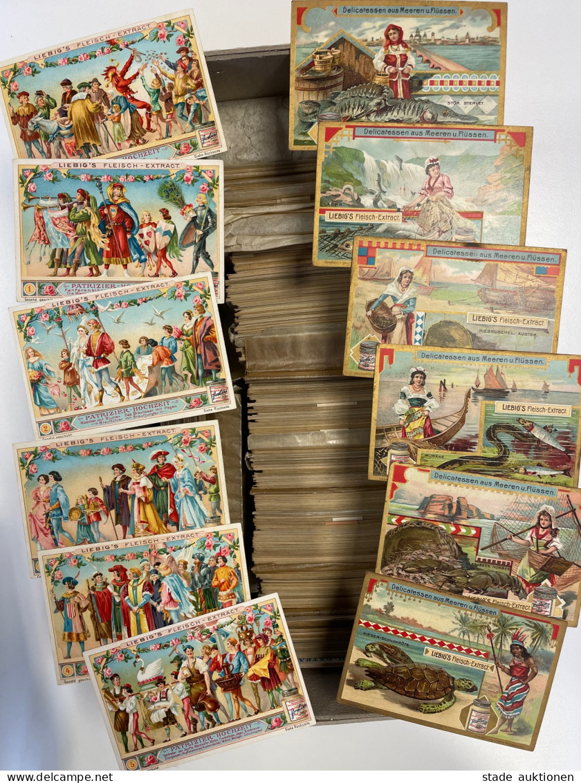 LIEBIG Partie Von über 1000 Bildern Oft Komplette Serien I-II - 100 - 499 Postales