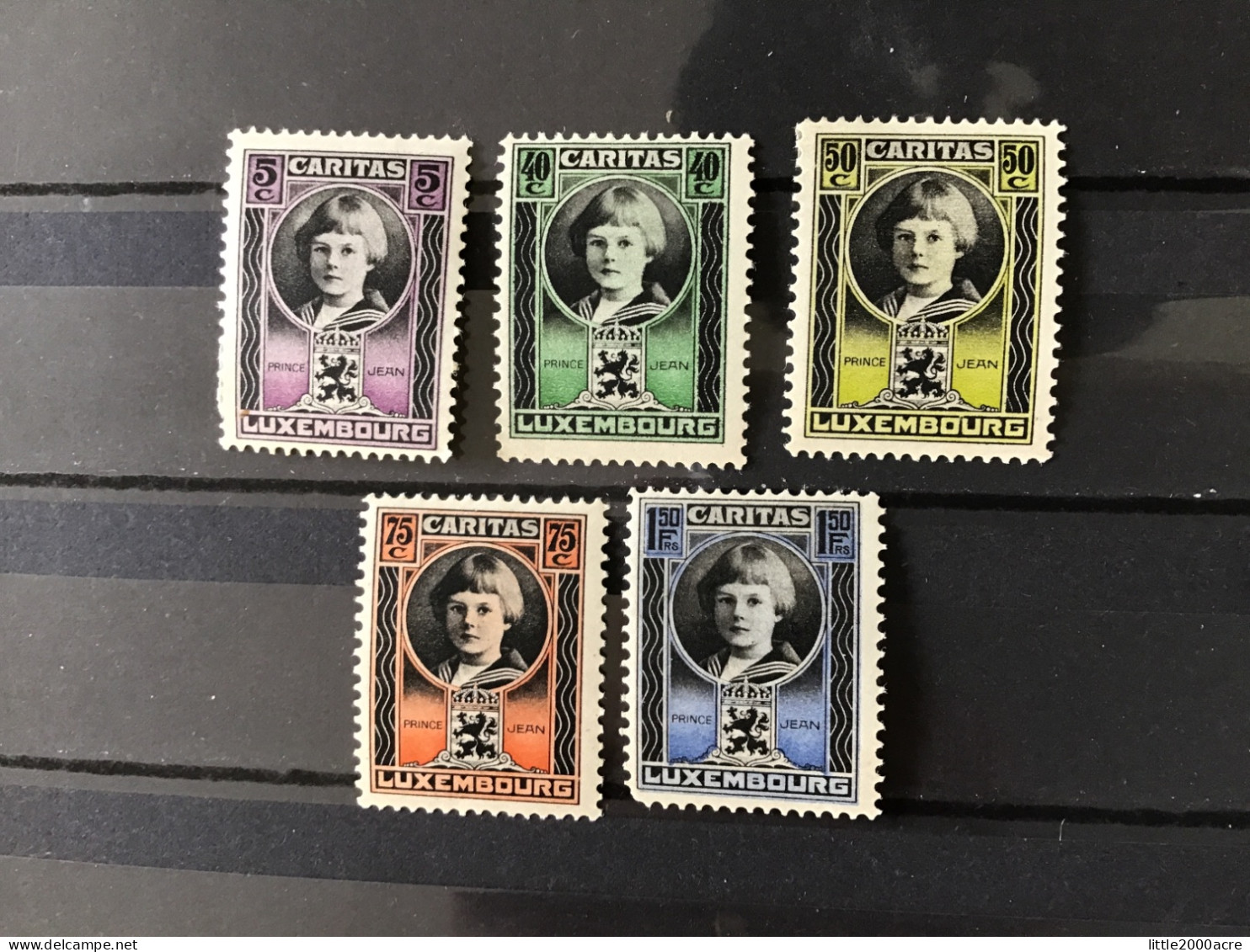 Luxembourg 1926 Child Welfare Mint SG 256-60 Yv 182-6 Mi 177-81 - Andere & Zonder Classificatie