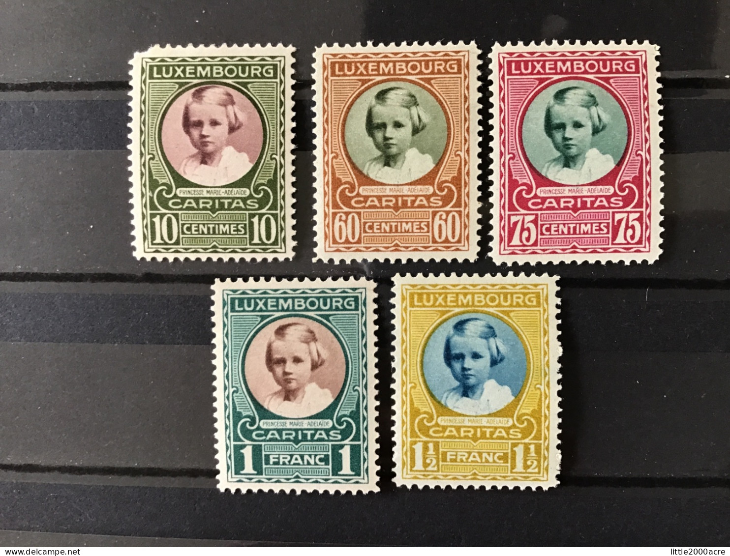 Luxembourg 1928 Child Welfare Mint SG 280-4 Yv 209-13 Mi 208-12 - Otros & Sin Clasificación