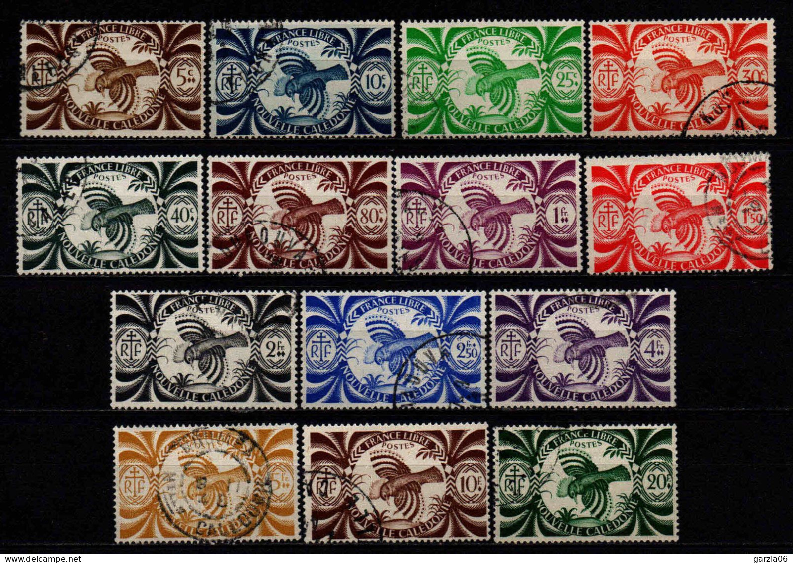 Nouvelle Calédonie  - 1943 -  Série De Londres -   N° 230 à 243  - Oblit - Used - Usados