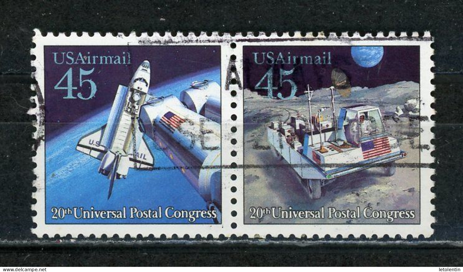 USA : POSTE AÉRIENNE - N° Yvert 118+119 Obli. - 3a. 1961-… Gebraucht