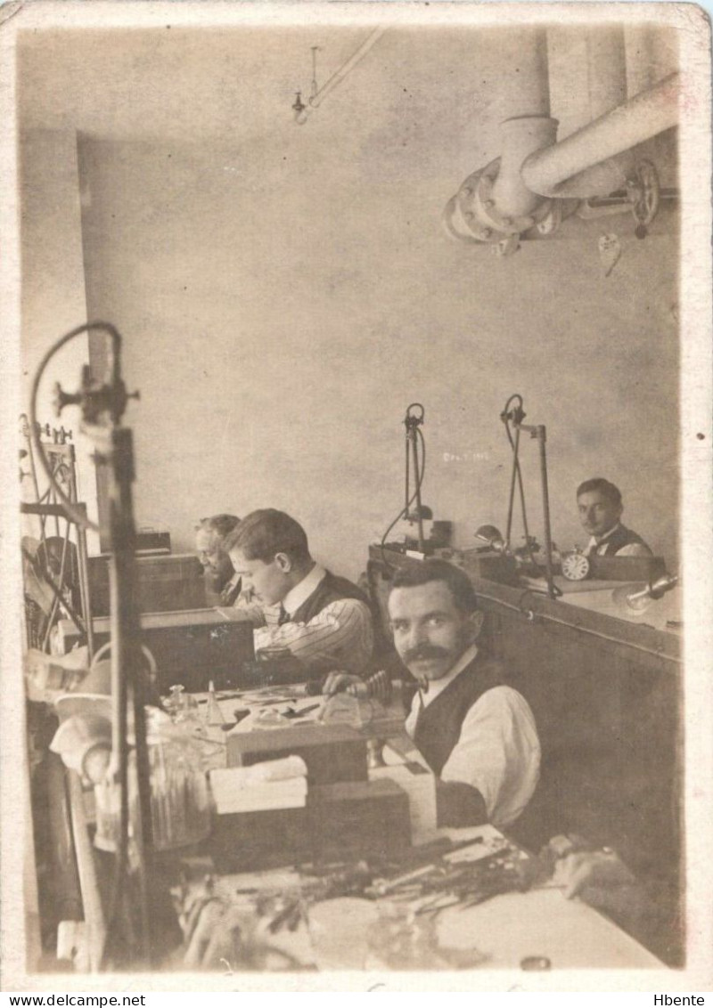 Waterbury Clock Company Connecticut Watch Makers Factory 1912 Fabricant Montres Etats-Unis - (Photo) - Professions