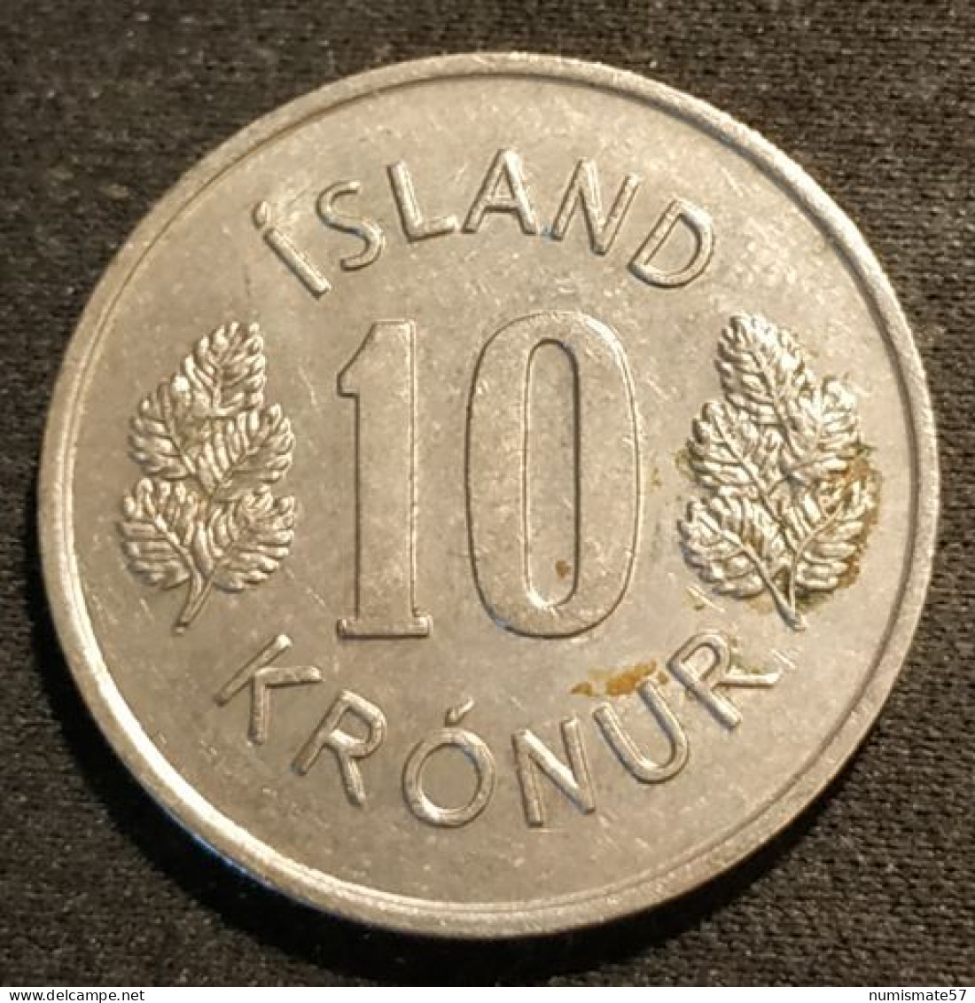 ISLANDE - ICELAND - 10 KRONUR 1975 - KM 15 - ISLAND - Iceland