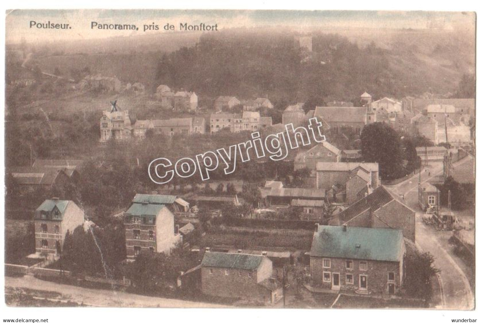 Poulseur - Panorama Pris De Monftort  (x1130) - Comblain-au-Pont