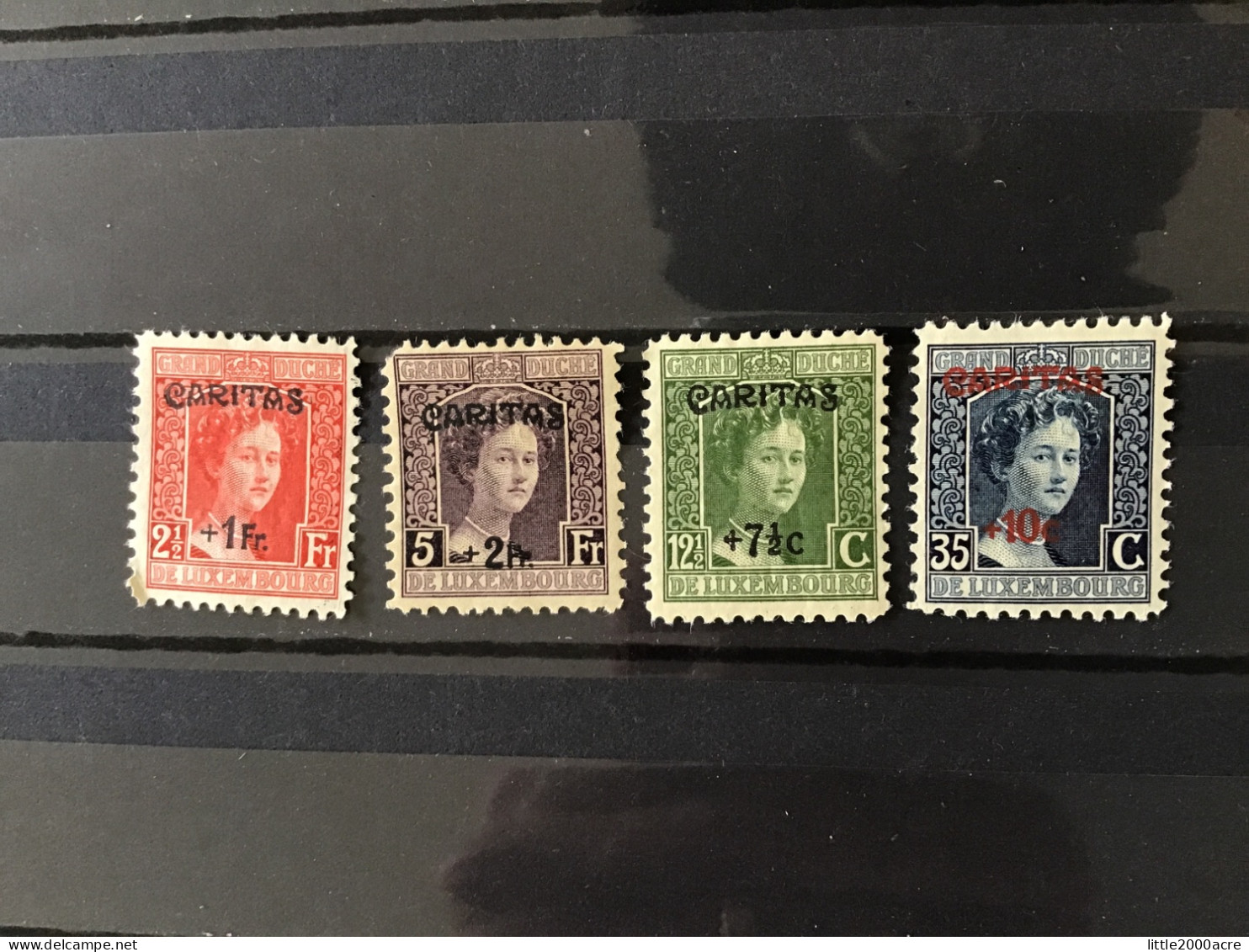 Luxembourg 1924 Death Of Grand Duchess Mint SG 227-30 Yv 146-9 Mi 148-51 - Other & Unclassified