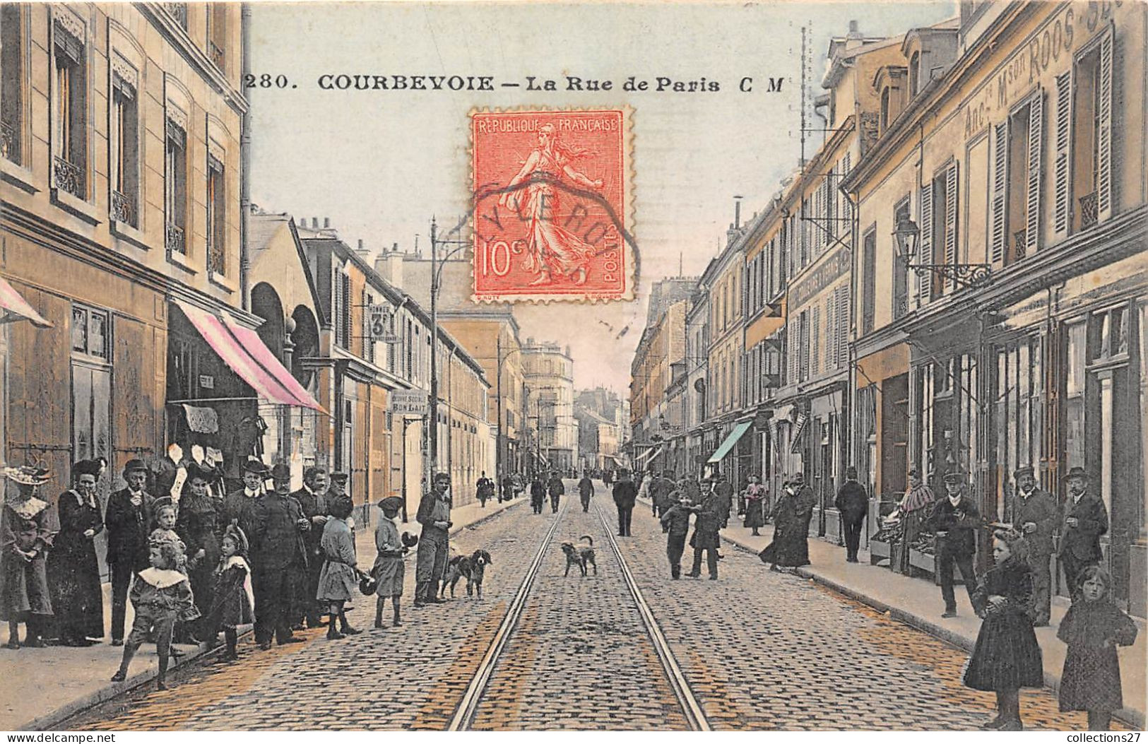 92-COURBEVOIE- RUE DE PARIS - Courbevoie