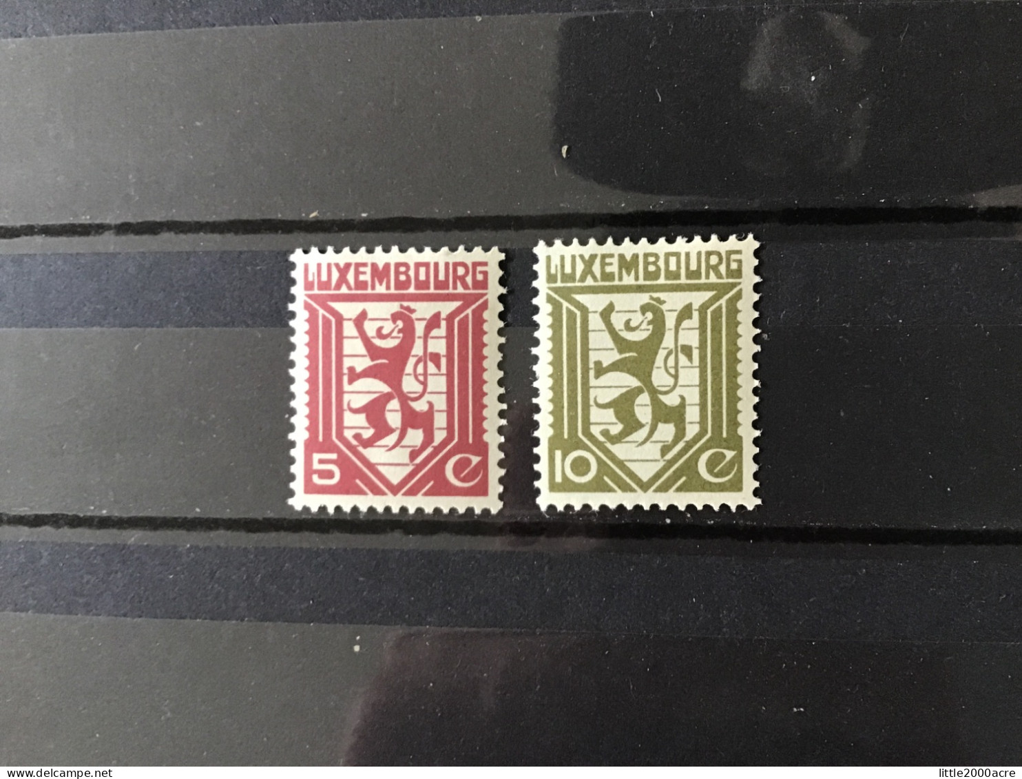 Luxembourg 1930 Arms Mint SG 295-6 Yv 231-2 Mi 232-3 - Andere & Zonder Classificatie