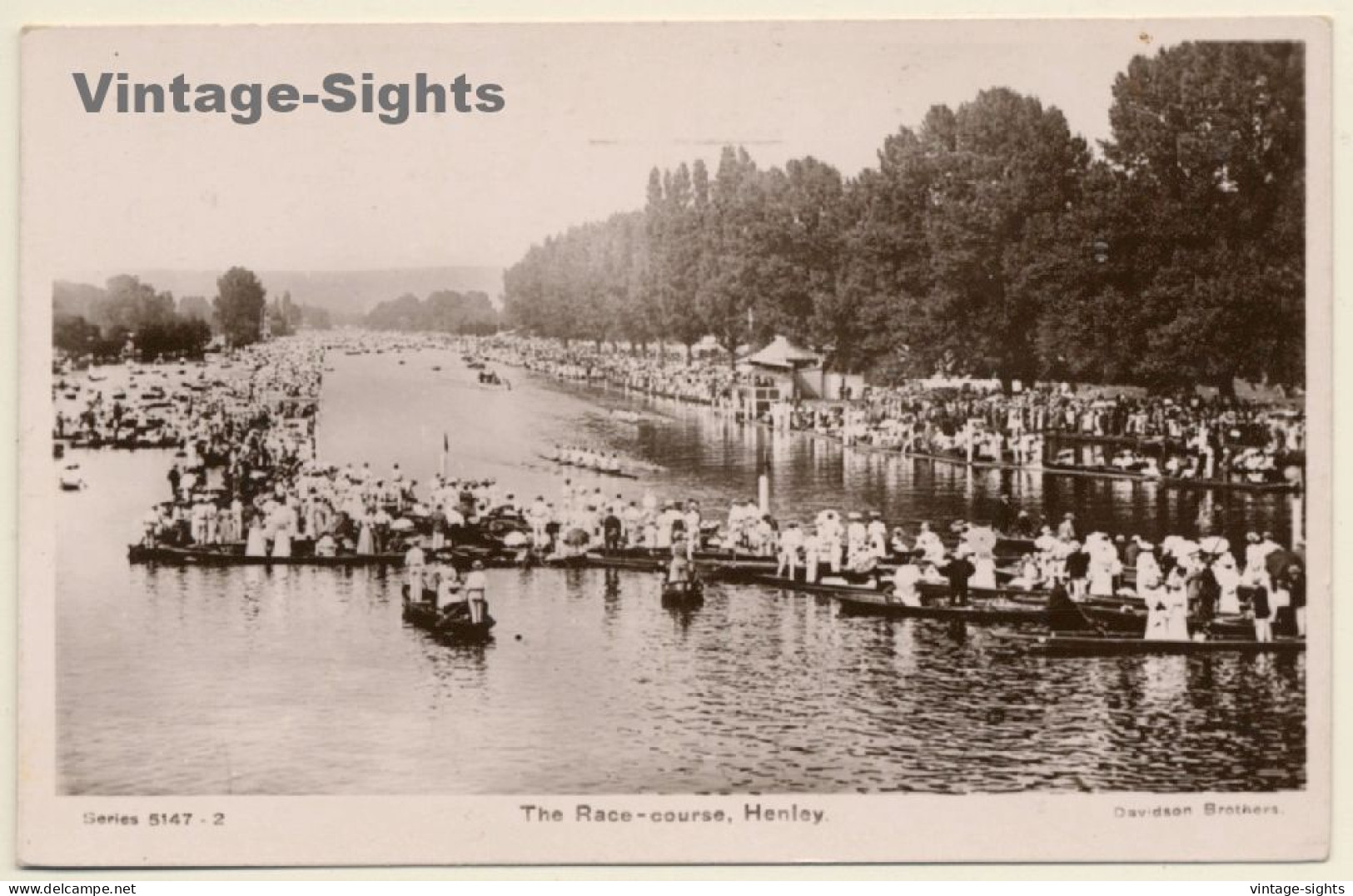 Oxford / UK: Henley Royal Regatta - Race Course - Rowing (Vintage RPPC) - Rowing