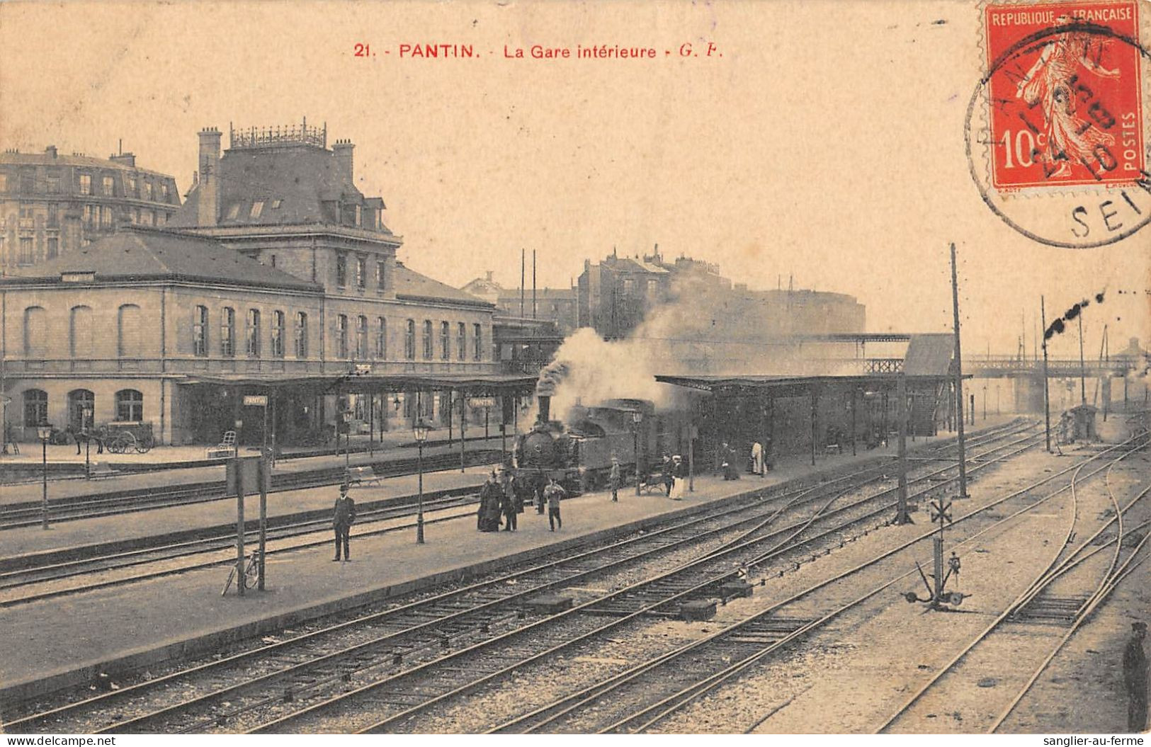 CPA 93 PANTIN / LA GARE INTERIEURE - Pantin