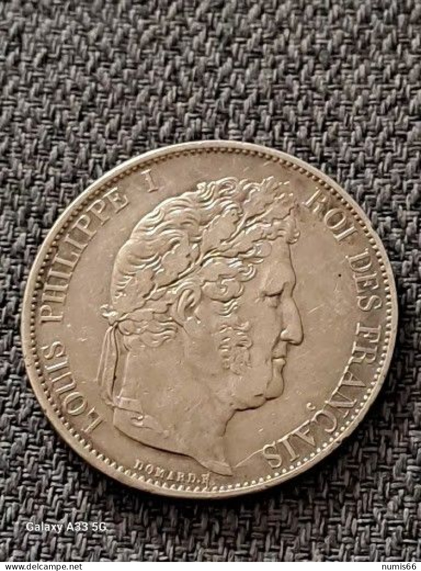 5 Francs Louis Philippe 1844 Bb - 5 Francs