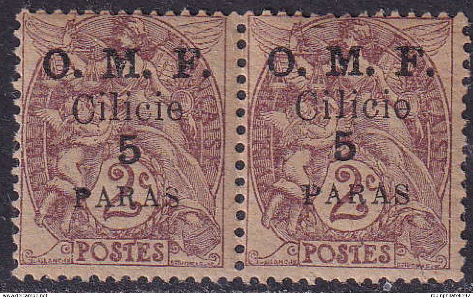 CILICIE N°89 B E Renversé Tenant à Normal Qualité:** - Unused Stamps