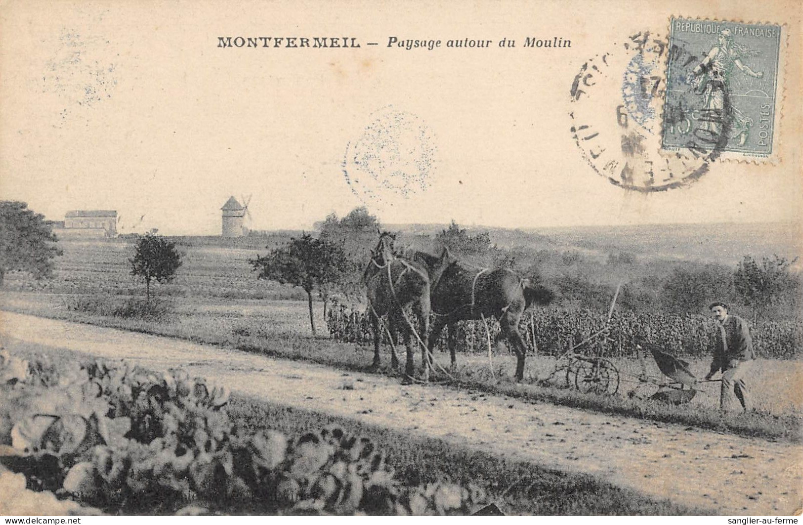 CPA 93 MONTFERMEIL / PAYSAGE AUTOUR DU MOULIN - Montfermeil