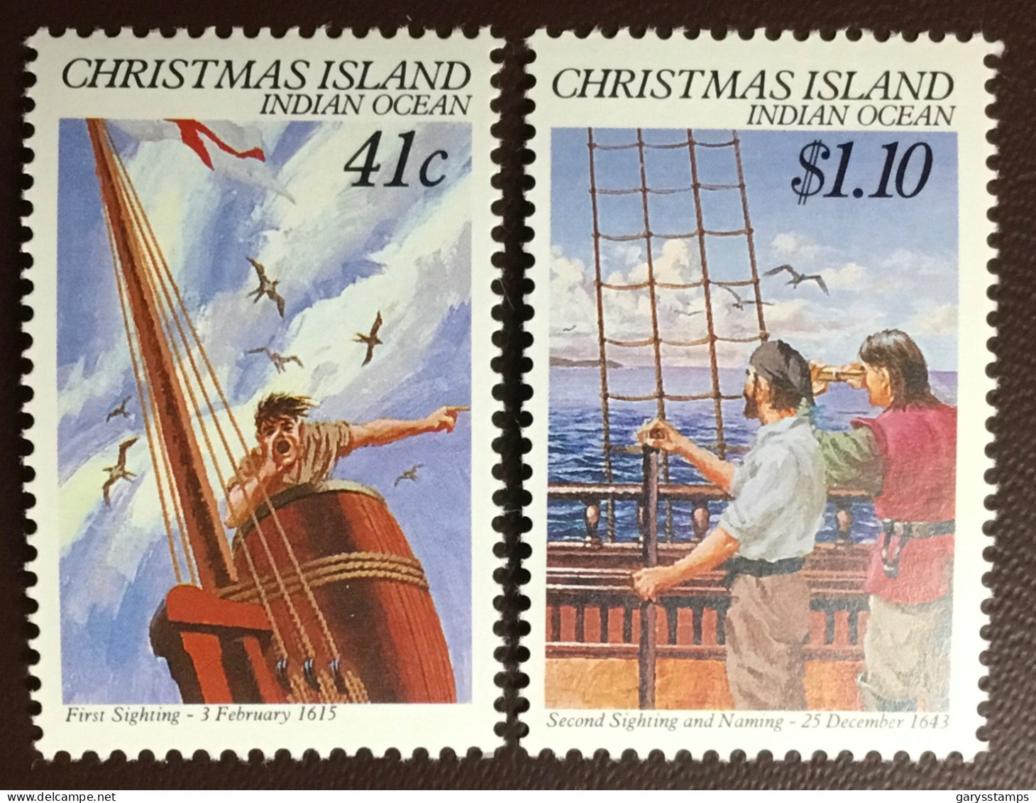 Christmas Island 1990 Discovery Anniversary MNH - Christmas Island