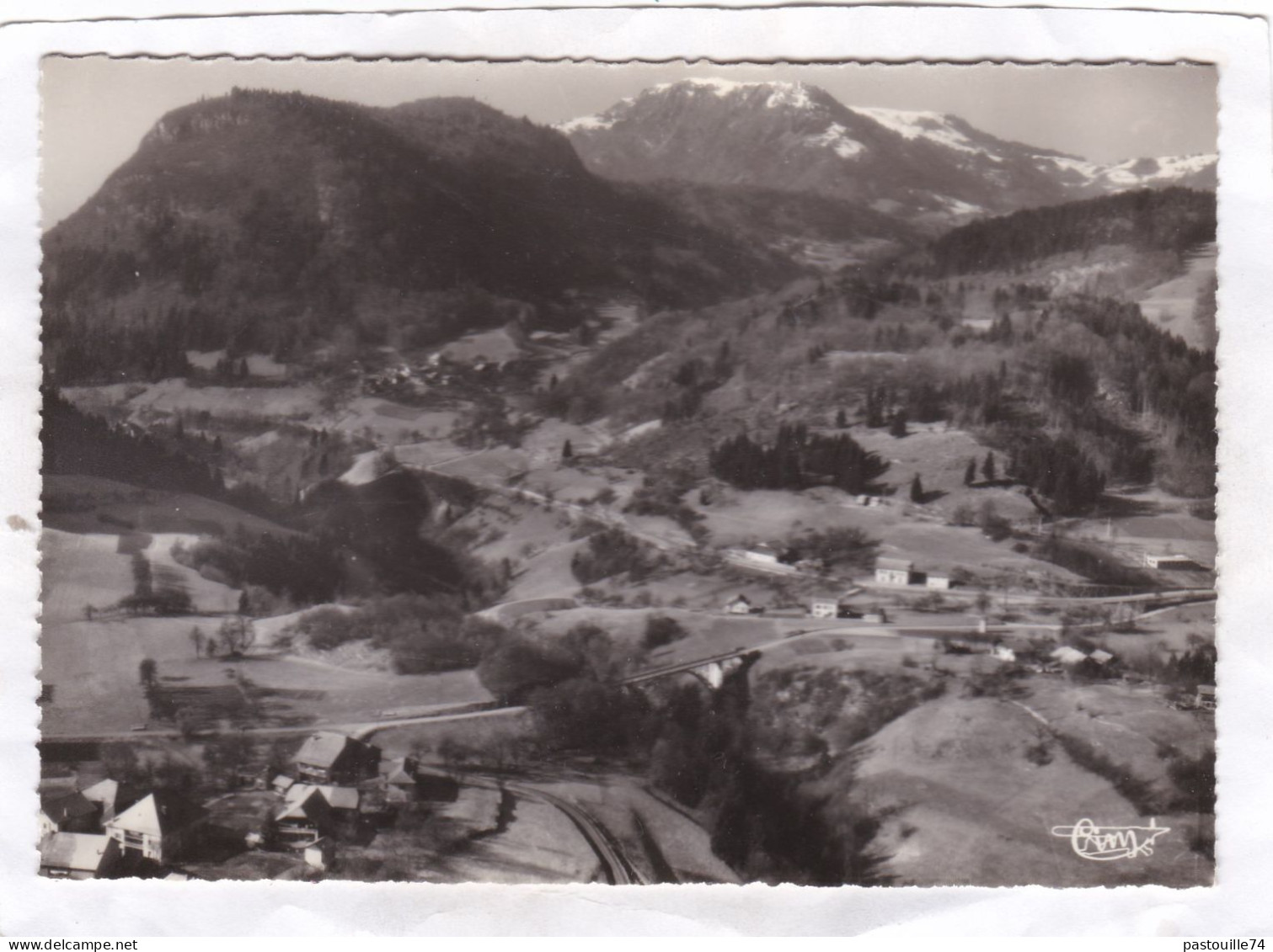 CPM. 15 X 10,5 -  MIEUSSY  -  Le Pont Sur Le Giffre - Mieussy