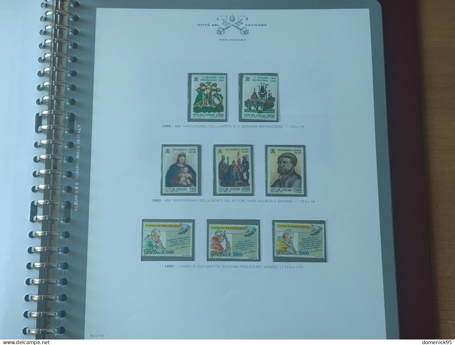 1993. VATICANO - GIOVANNI PAOLO II - Annata Completa MNH - Annate Complete