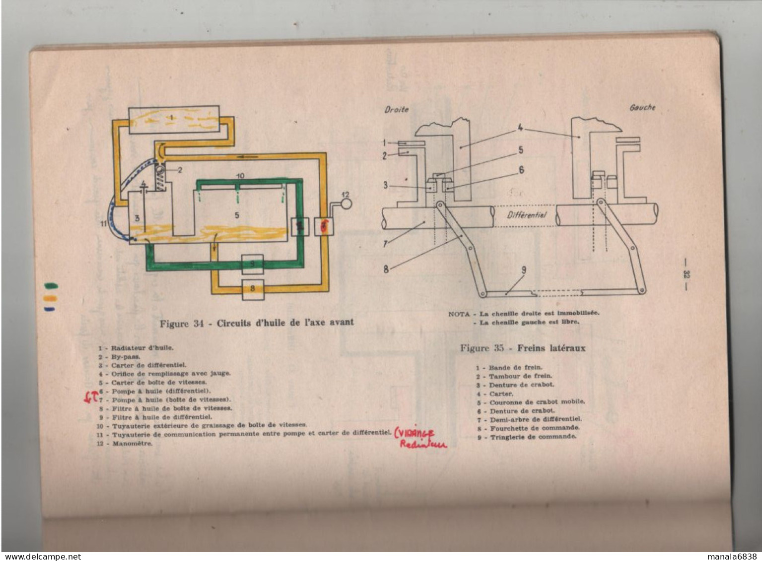 AMX Documentation Technique Lacombe 5 è Régiment De Dragons 1963 - Andere & Zonder Classificatie