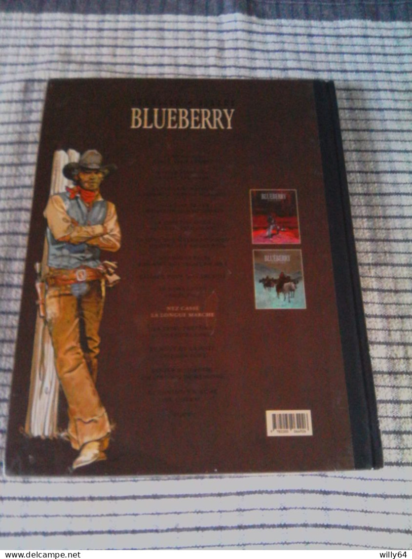 BLUEBERRY INTEGRALE DYPTIQUE LUXE T10  " Nez Cassé, La Longue Marche " DOS TOILE  2009  Neuve - Blueberry