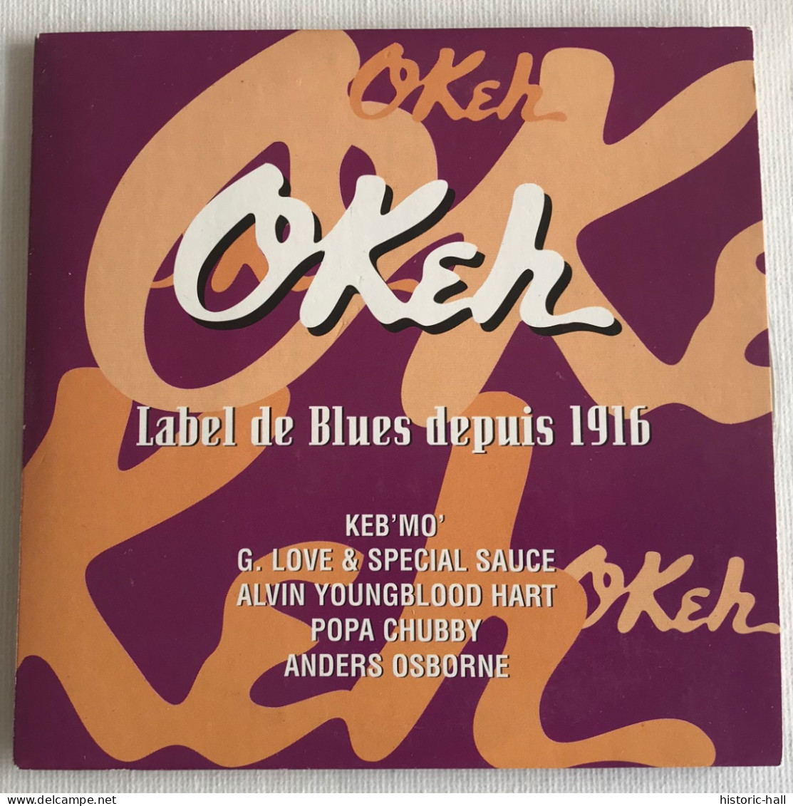 OKEH SAMPLER - Popa Chubby, Anders Osborne, G.Love... - CD  - 1996 - French Press - Blues