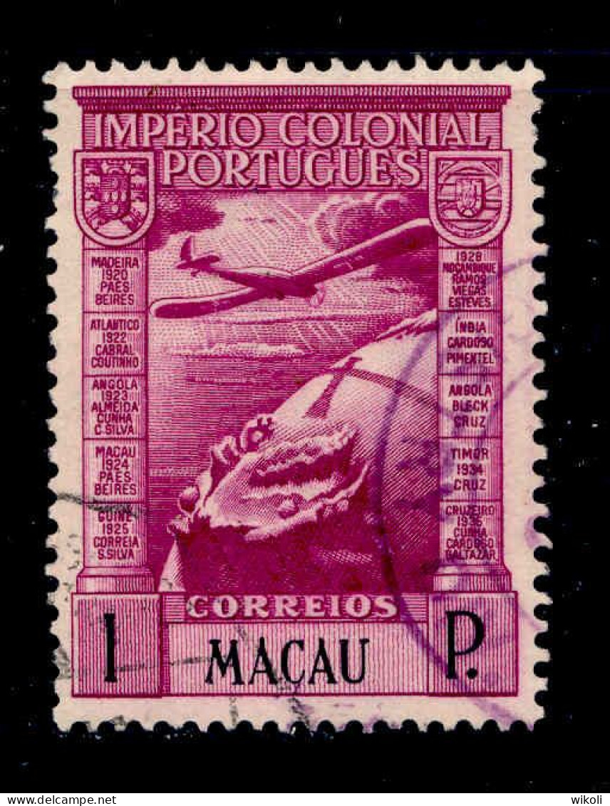 ! ! Macau - 1938 Air Mail 1 Pt - Af. CA 15 - Used - Posta Aerea